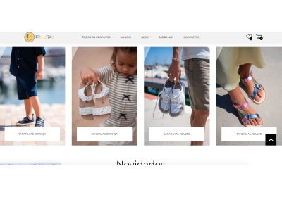 O nosso novo website