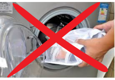 Sabia que não devemos lavar o calçado na maquina de lavar roupa?